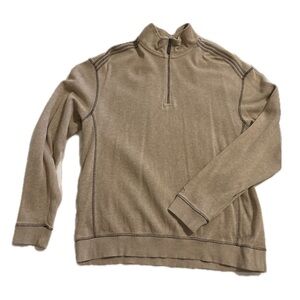 Men's Camel 1/4 Zip Pullover